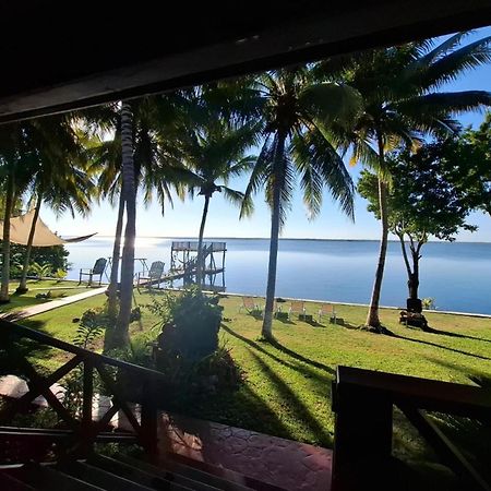 Coras Place Bacalar Lagoon Front Bagian luar foto