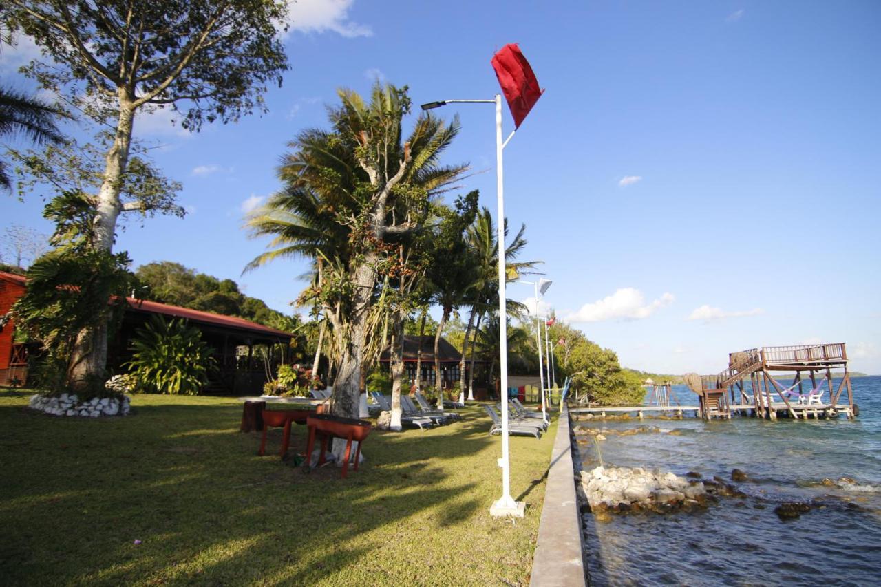 Coras Place Bacalar Lagoon Front Bagian luar foto